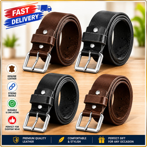 Mens leather belt genuine - mens,
